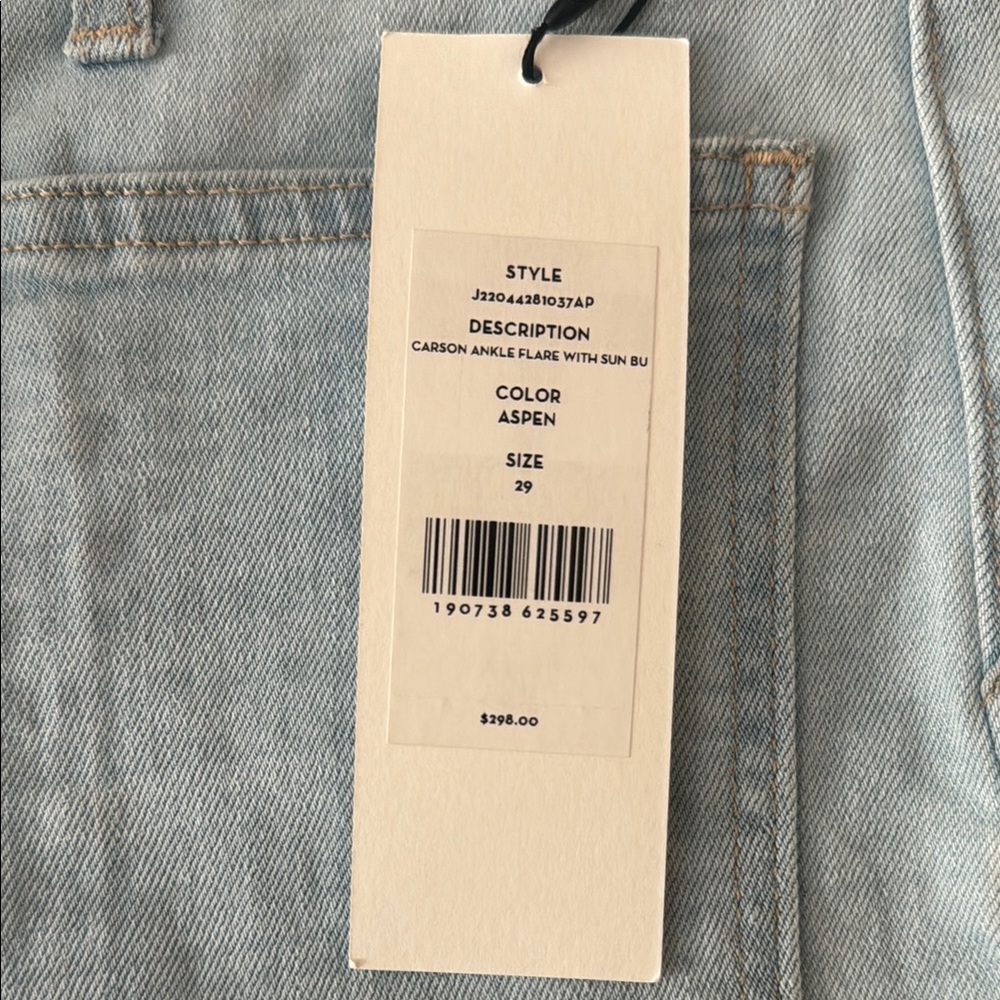 Veronica Beard Light Blue Flare Jeans Size 29 - Picture 2 of 3